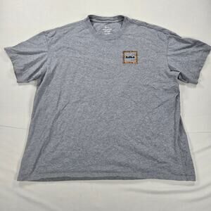 Nike Loose Fit Lebron "Safari" Tiger Stripe Gray Short Sleeve Shirt Men Size XL